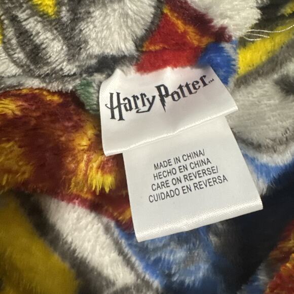 Harry Potter Ravenclaw Fleece Bath Robe Kids Size Medium EUC 8/10 - Picture 4 of 9